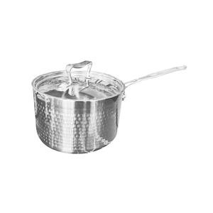 Dreilagiger gehämmerter Topf